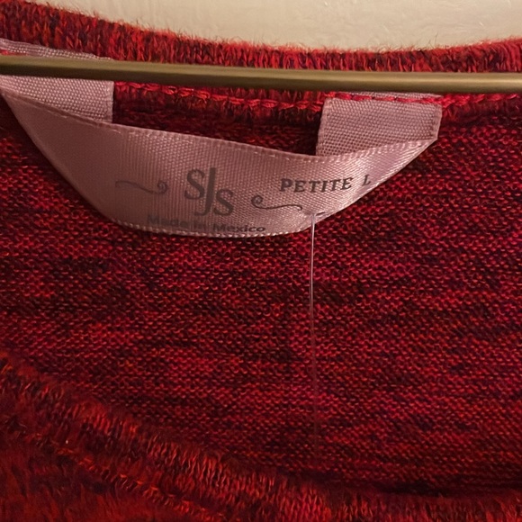 SJS  Women’s seasonal shirt. 3/4 length sleeves. Polyester/Rayon/Spandex - Picture 2 of 5